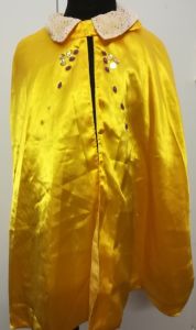 Kids Costumes to Hire - Yellow Cape - SHORT - CHILD